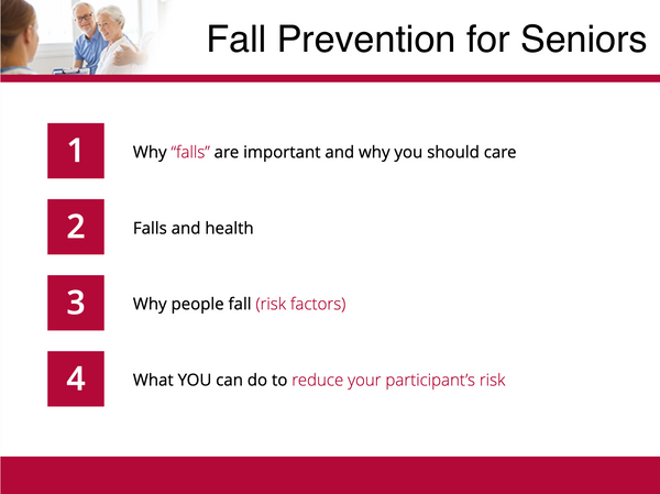 Single Module - Fall Prevention for Seniors