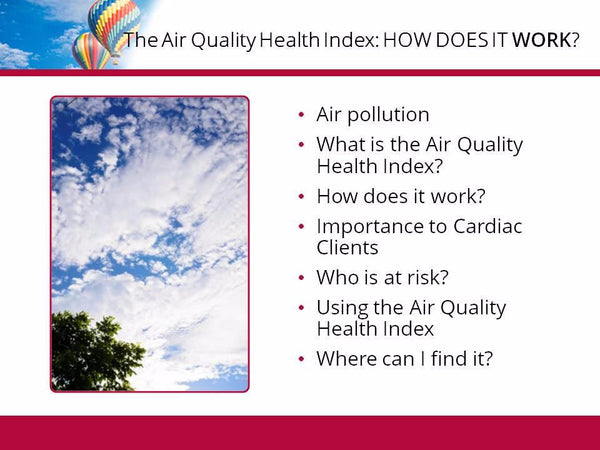 Single module - Health Canada Air Quality Health Index
